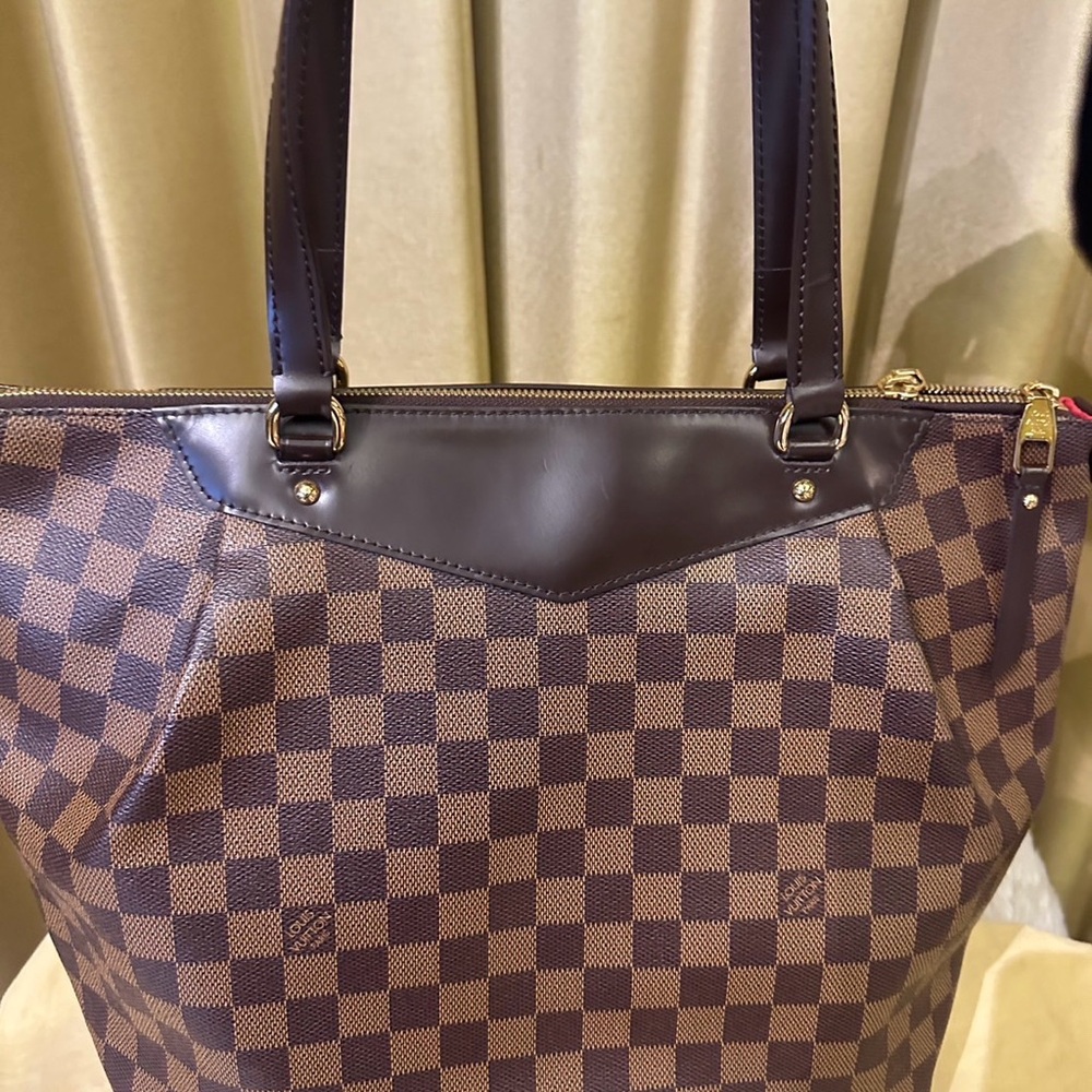 Louis Vuitton Westminster Brown Tote Bag with Timeless Elegance